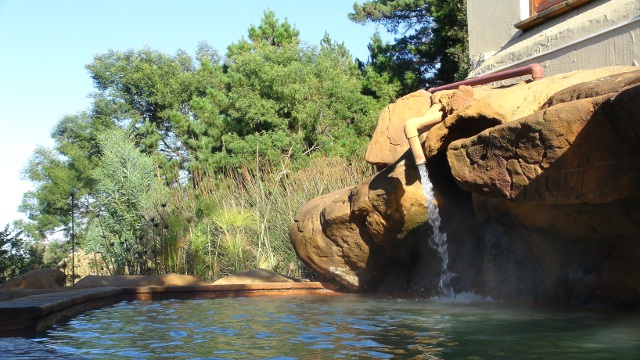 source of water flowing into the Caledon Spa baths