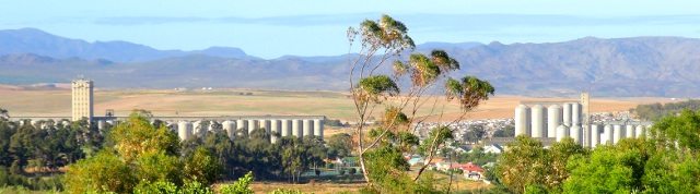 Caledon with its grain silos