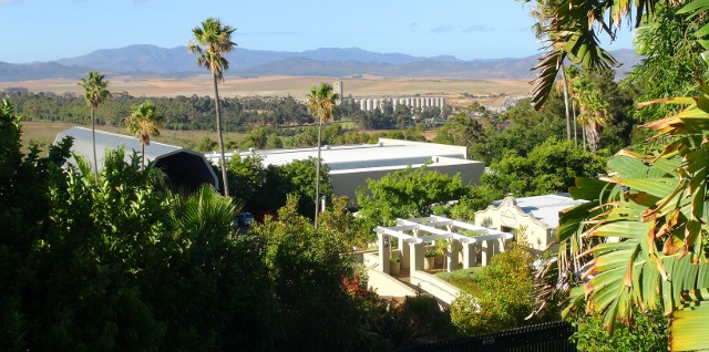 view of the Victorian Spa at Caledon Hotel, from above