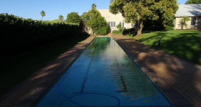 long pool at Caledon Spa