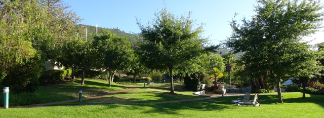 view from our room at the Caledon Hotel & Spa