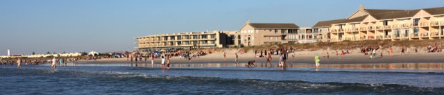 Lagoon beach from the sea
