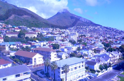 Ritz Hotel in Cape Town - view of Lions Head