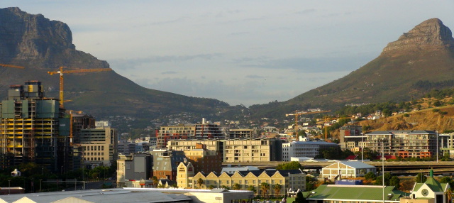 City Lodge Hotel at the V&A Waterfront, with Table Mountain in background