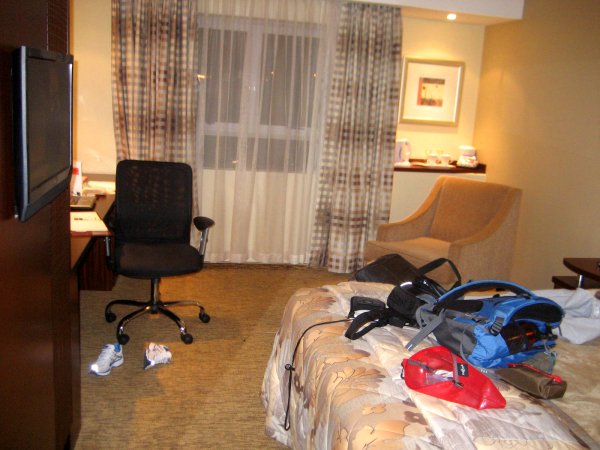 a City Lodge Hotel room in Johannesburg