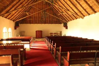 the indoor Chapel at Amanzingwe