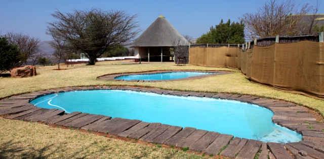 pools at Amanzingwe Lodge