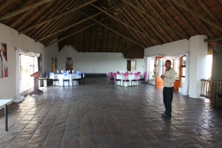 wedding hall at Amanzingwe
