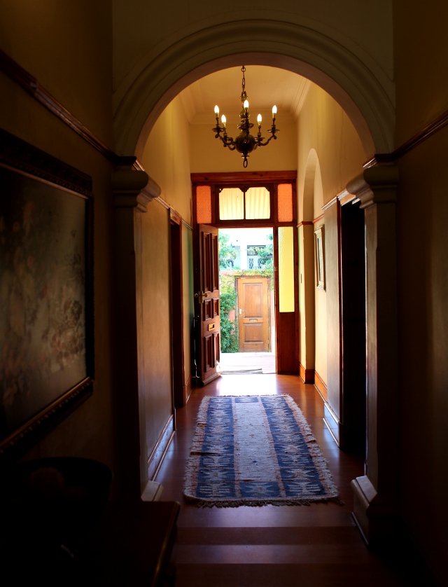 hallway outside our room at the Montagu Country Hotel