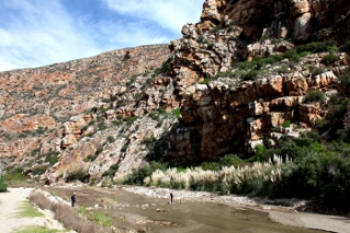river crossing to the climb to the Montagu Cave