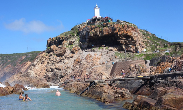 Cape St Blaise Lighthouse in Mossel Bay