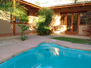 Swimming pool at La Rachelle Guest House