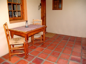 table at La Rachelle Guest House