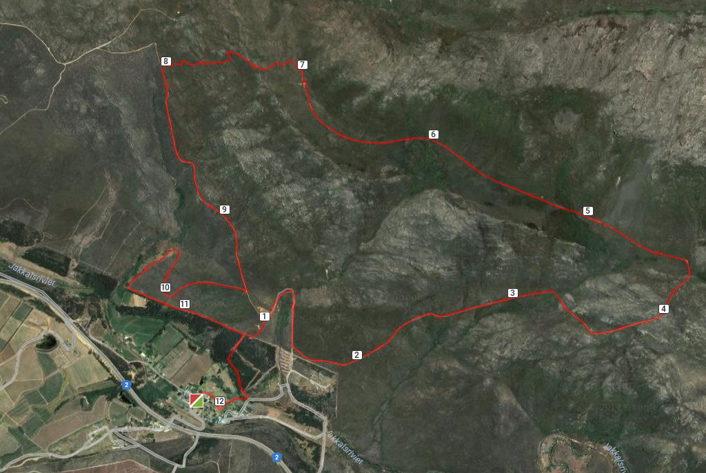 Hiking trails at Houw Hoek Inn/Hotel