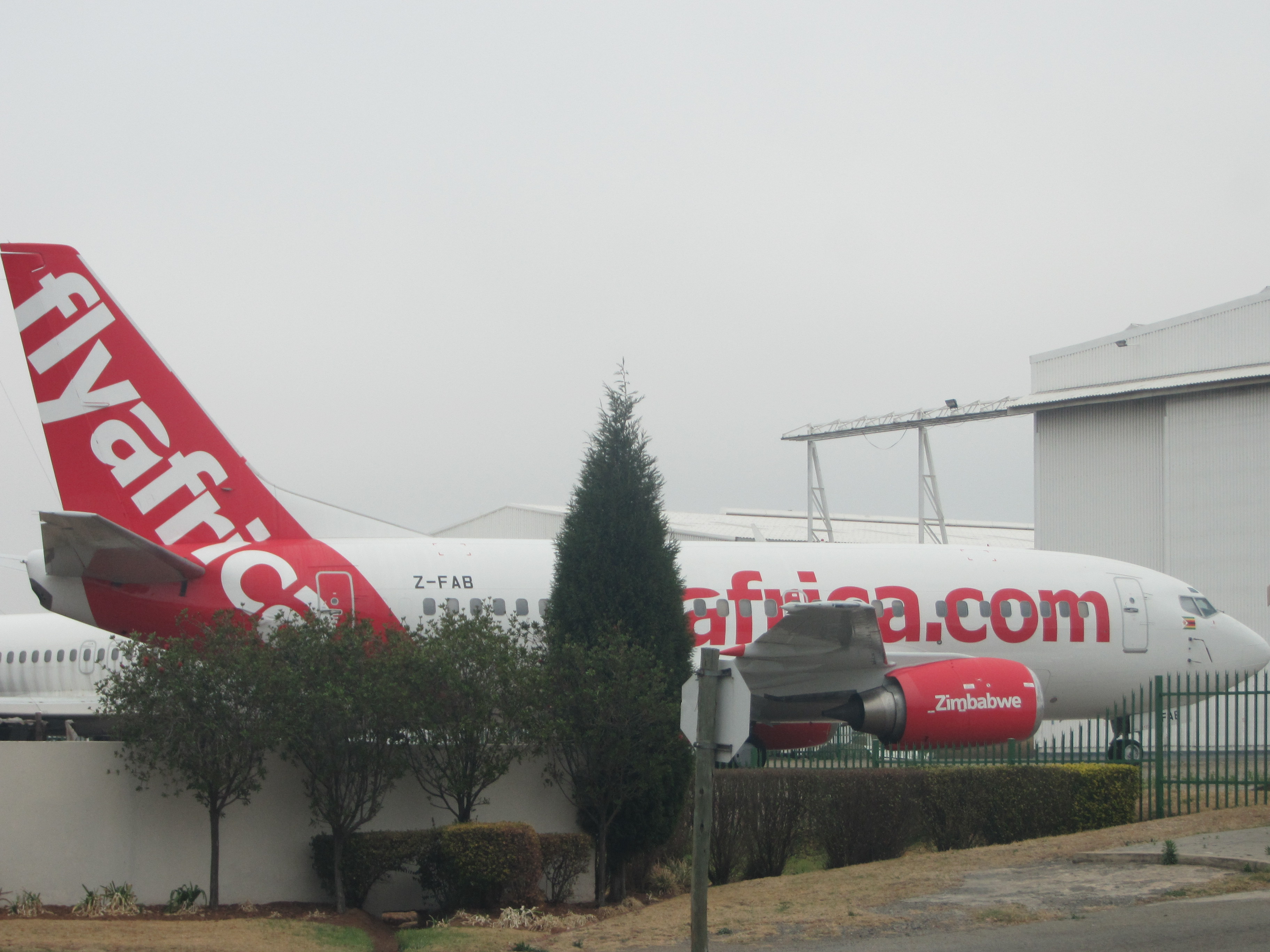 flyafrica aircraft in johannesburg