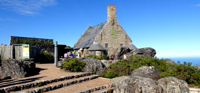 restaurant at the top of Table Mountain