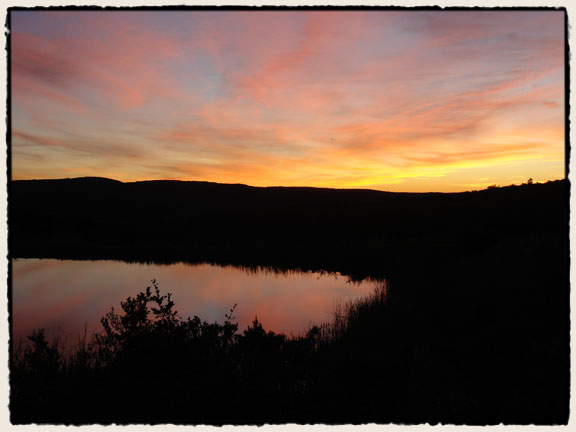 a sunset at Kichaka Private Game Lodge