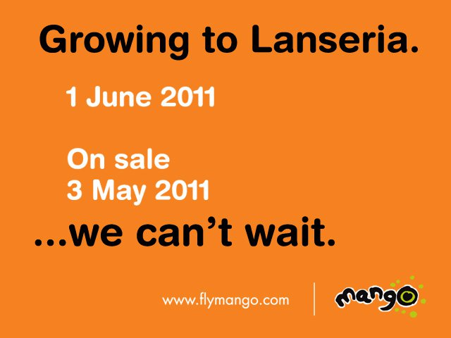Mango Lanseria flights
