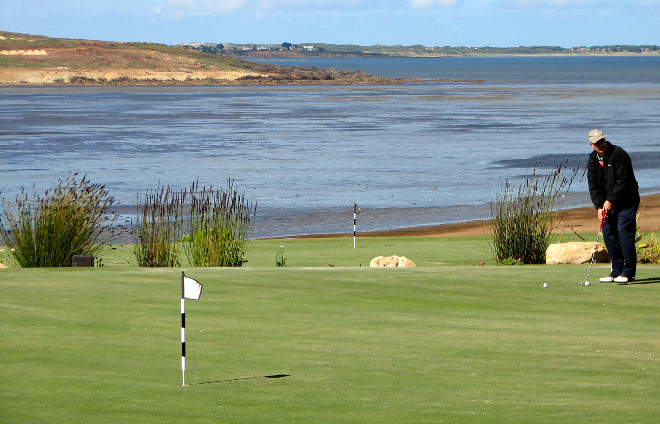 Arabella Golf Course with the Bot River in the background