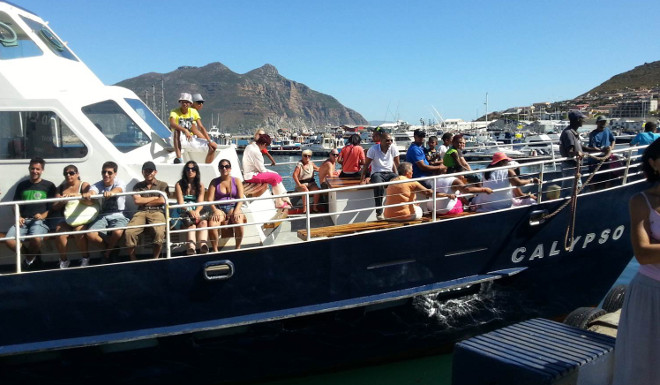 boat ride to seal island