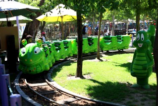 train at Bugz Play park