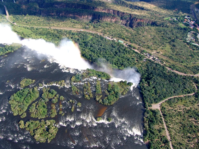 Devils Cataract at Victoria Falls, Zimbabwe