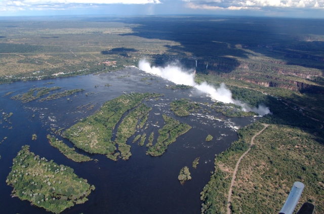 Princess Christian Island at the Victoria Falls