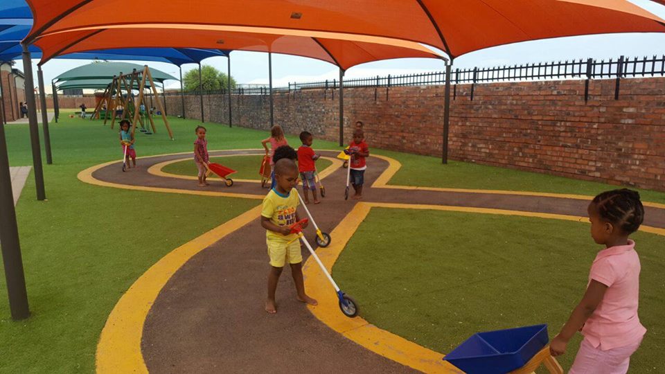 Children's playground at Curro Castle in Kathu