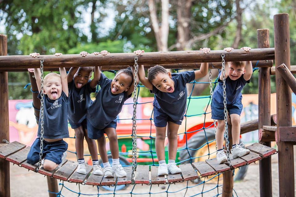Curro school children playing in a park