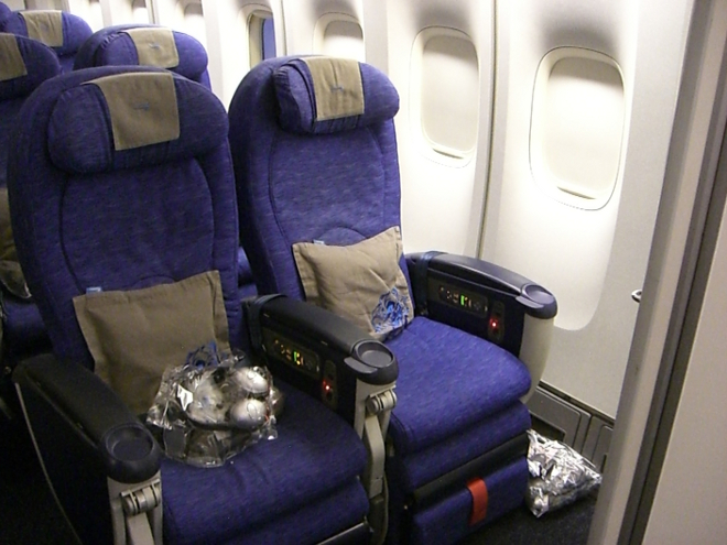 World Traveller Seats on a British Airways flight