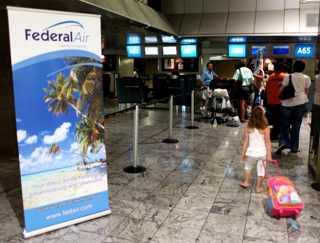 Federal Air flight to Vilanculos