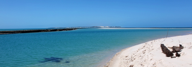 sandy bay at Magaruque Island in the Bazaruto Archipelago