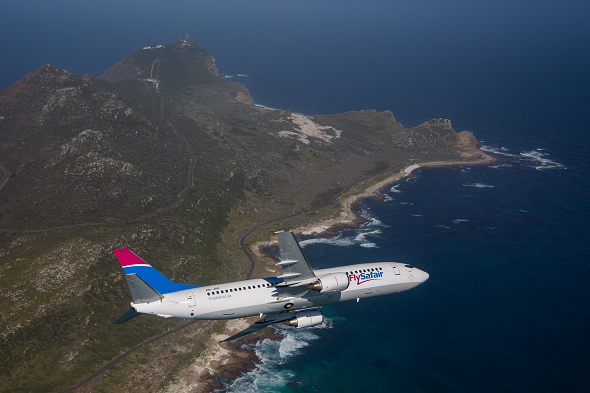 FlySafair plane flying
