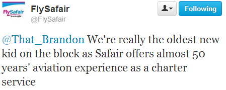 FlySafair is the oldest new kid on the block