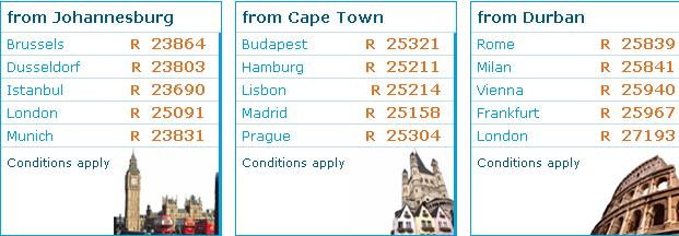 KLM business class specials