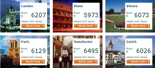 KLM Europe sale in January 2010