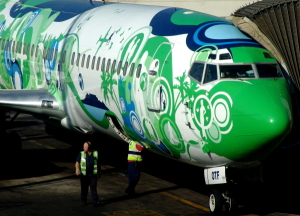Kulula aircraft parked at Johannesburg Airport O.R. Tambo International