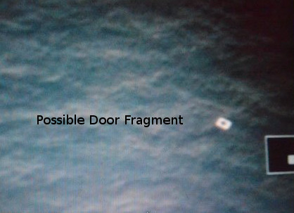 Possible door fragment of Malaysia Airlines flight MH370