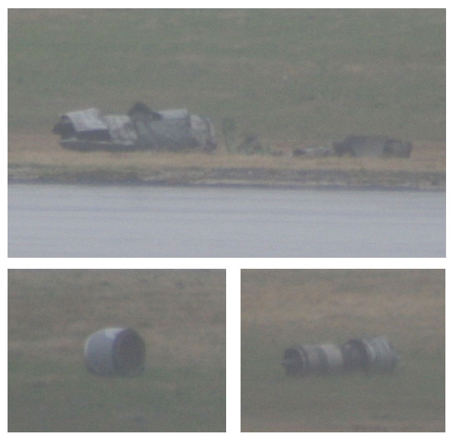 Debris on the runway