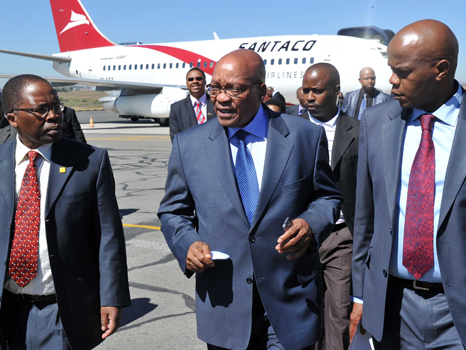 Zuma at Santaco Airlines