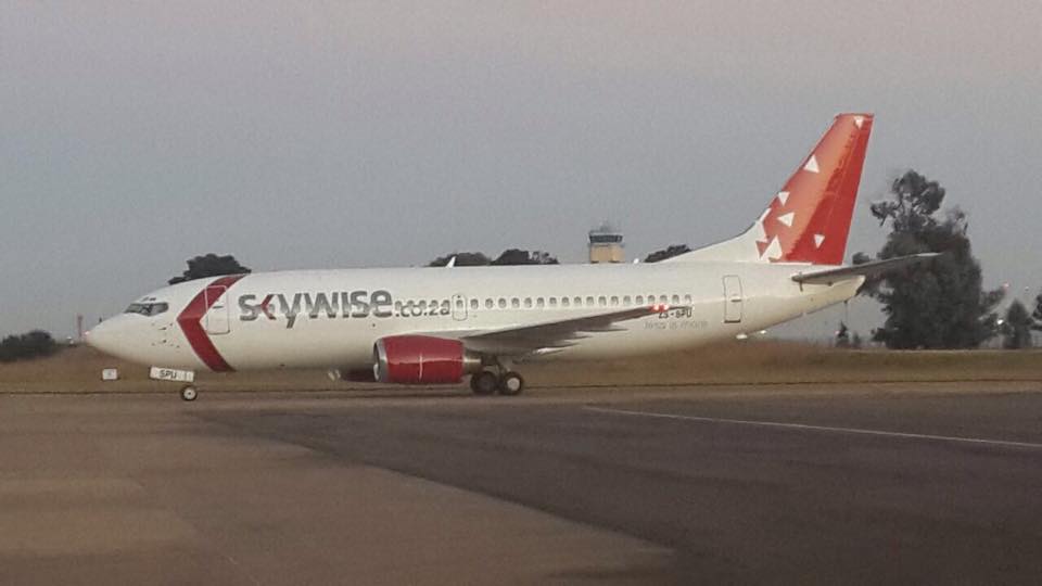 The first Skywise plane taking off on the 5th of March 2015.