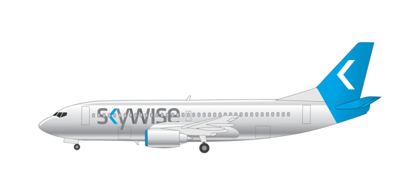 Skywise Boeing 737-300 plane
