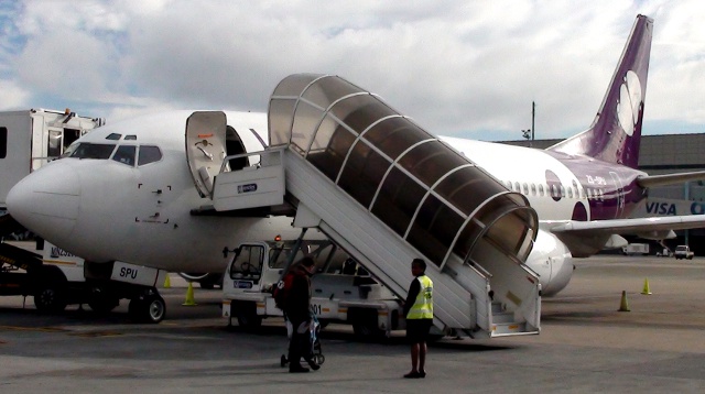 Velvet Airline plane at Johannesburg O.R. Tambo International Airport