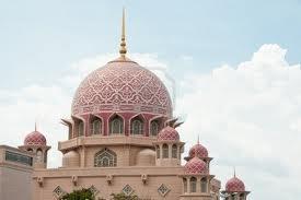 Pink Mosque in Kuala Lumpur