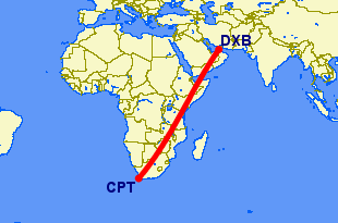 Cape Town to Dubai