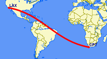 Cape Town to Los Angeles