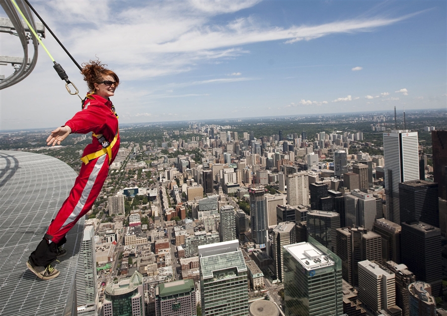 Edgewalk on Toronto's CN Tower