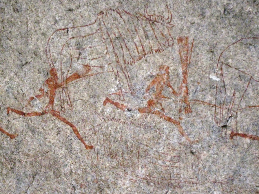 bushman paintings at Motopos