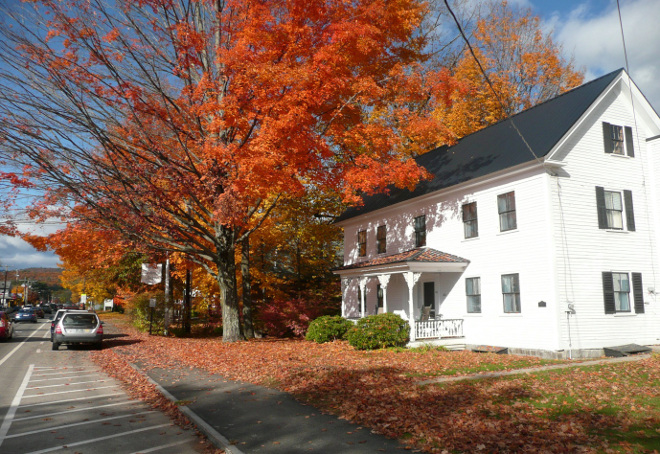 Autumn leaves in the United States