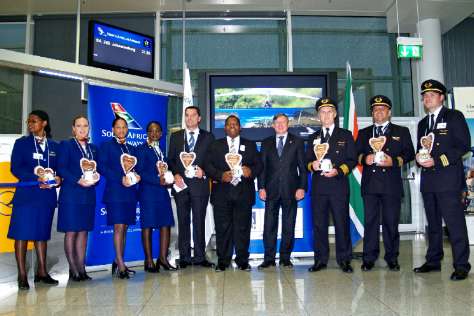 SAA flight to Munich